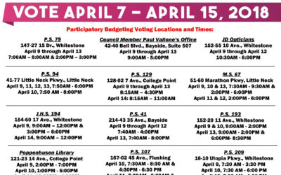 Participatory Budgeting Vote Week: Year Four! Decide How to Spend $1 Million